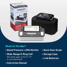 Load image into Gallery viewer, Complete 2-In-1 Blood Pressure Monitor + EKG for Home Use &amp; Upper Arm Blood Pressure Cuff - #1 Doctor &amp; Pharmacist Recommended Brand - Clinically Validated - Connect App
