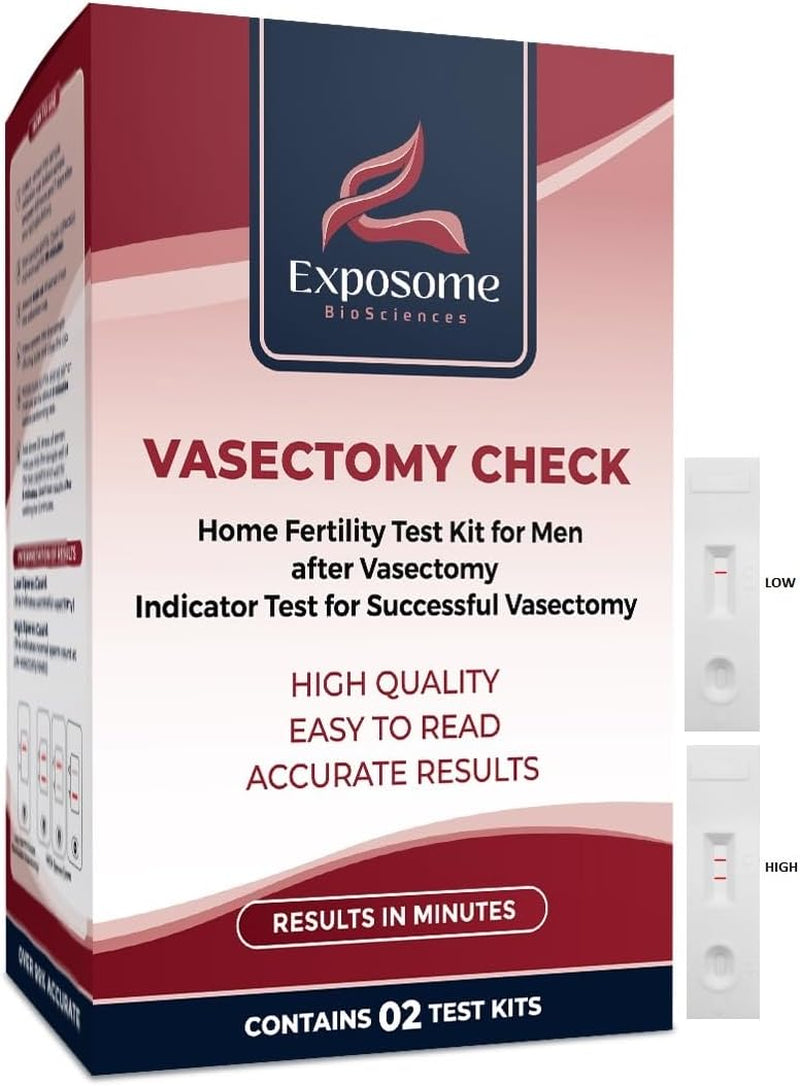 Vasectomy Home Test Kit. (Contains 2 Tests)