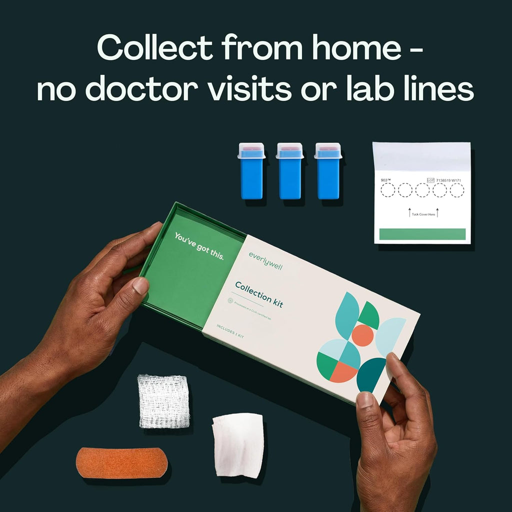 At-Home Testosterone Collection Kit for Men, Measures Total Testosterone Level for Accurate Results from Clia-Certified Labs, Ages 18 Plus
