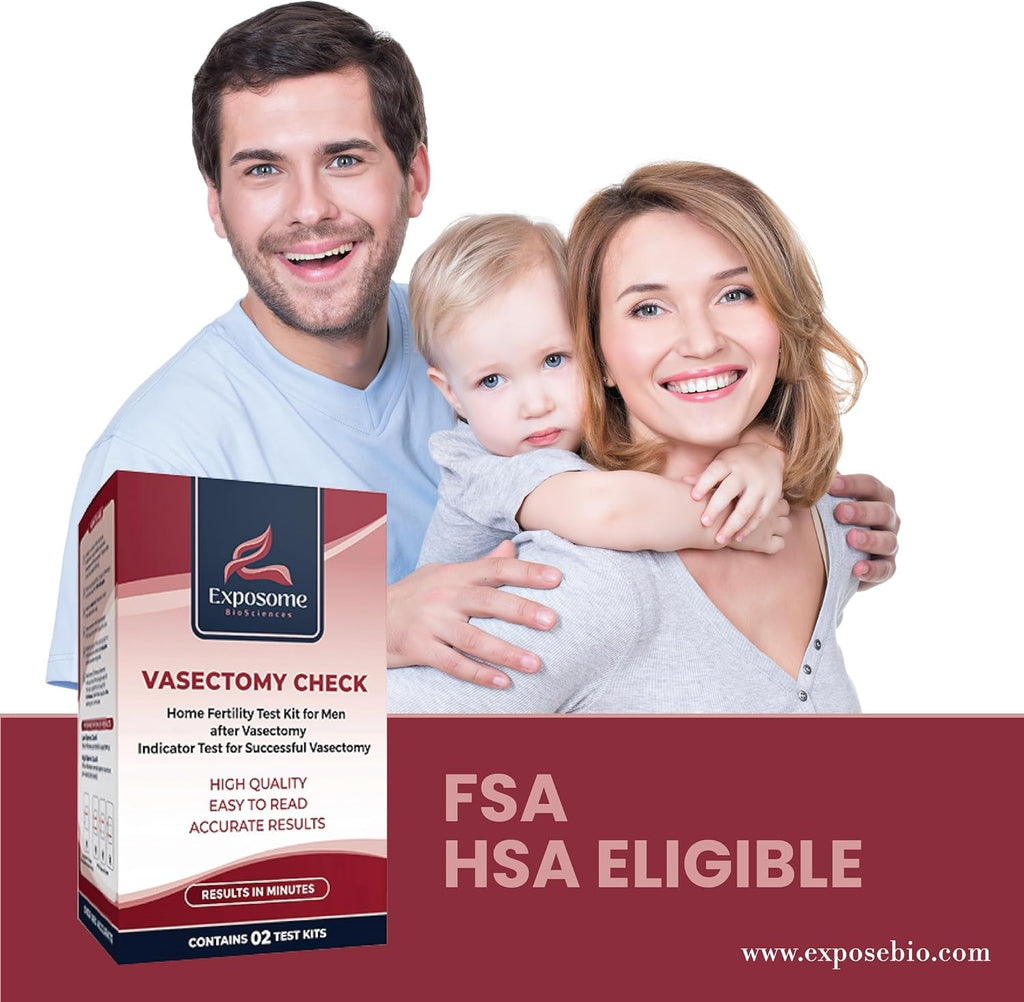 Vasectomy Home Test Kit. (Contains 2 Tests)