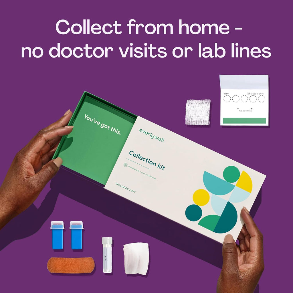 At-Home Metabolism and Stress Hormone Test Kit - Measures Cortisol and Other Hormones - Clia-Certified Lab Results within Days - for Men and Women Ages 18 Plus